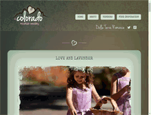 Tablet Screenshot of acoloradomountainwedding.com